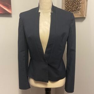 Compagnia Italiana Navy Blazer – Classic Structured Fit, Hidden Snap Closure